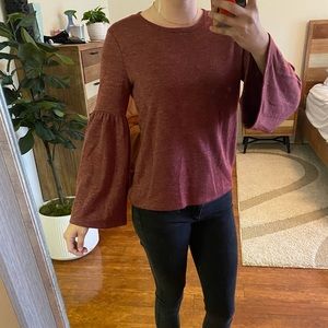 Balloon sleeve top lucky brand